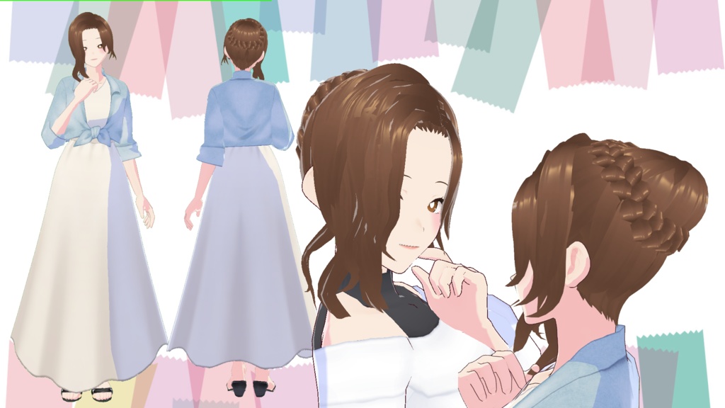 【Vroid製】女性キャラクター