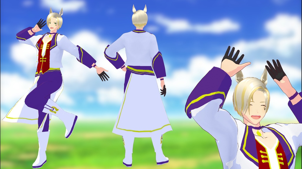 💰無料💰【Vroid正式版】ウマ息子ステージ衣装【ウマ娘】