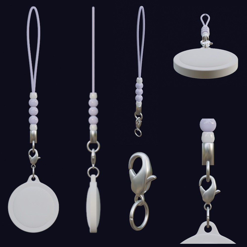 ストラップ【3D素材】