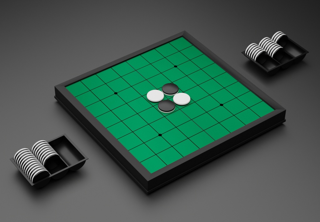 リバーシ【3D素材】