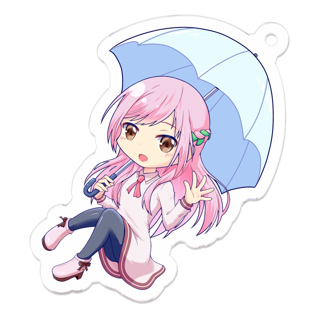 宵白藍芽アクリルキーホルダー