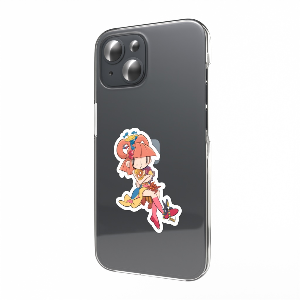 ヒトペケの姫と仲間たち【スマホステッカー】