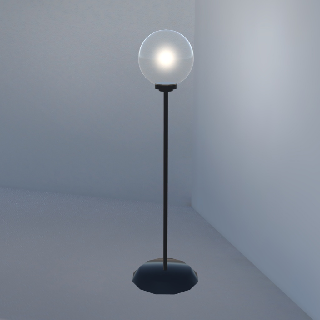 ボール型ライト7点セット(3色)【3Dモデル】