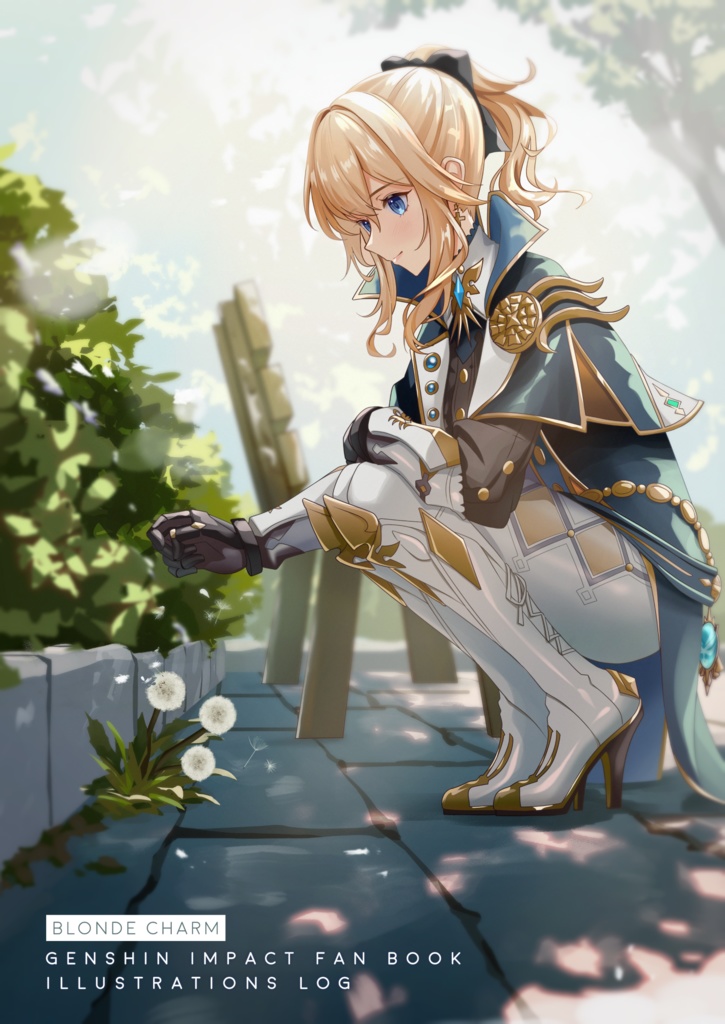 【原神】イラスト本　ジン中心