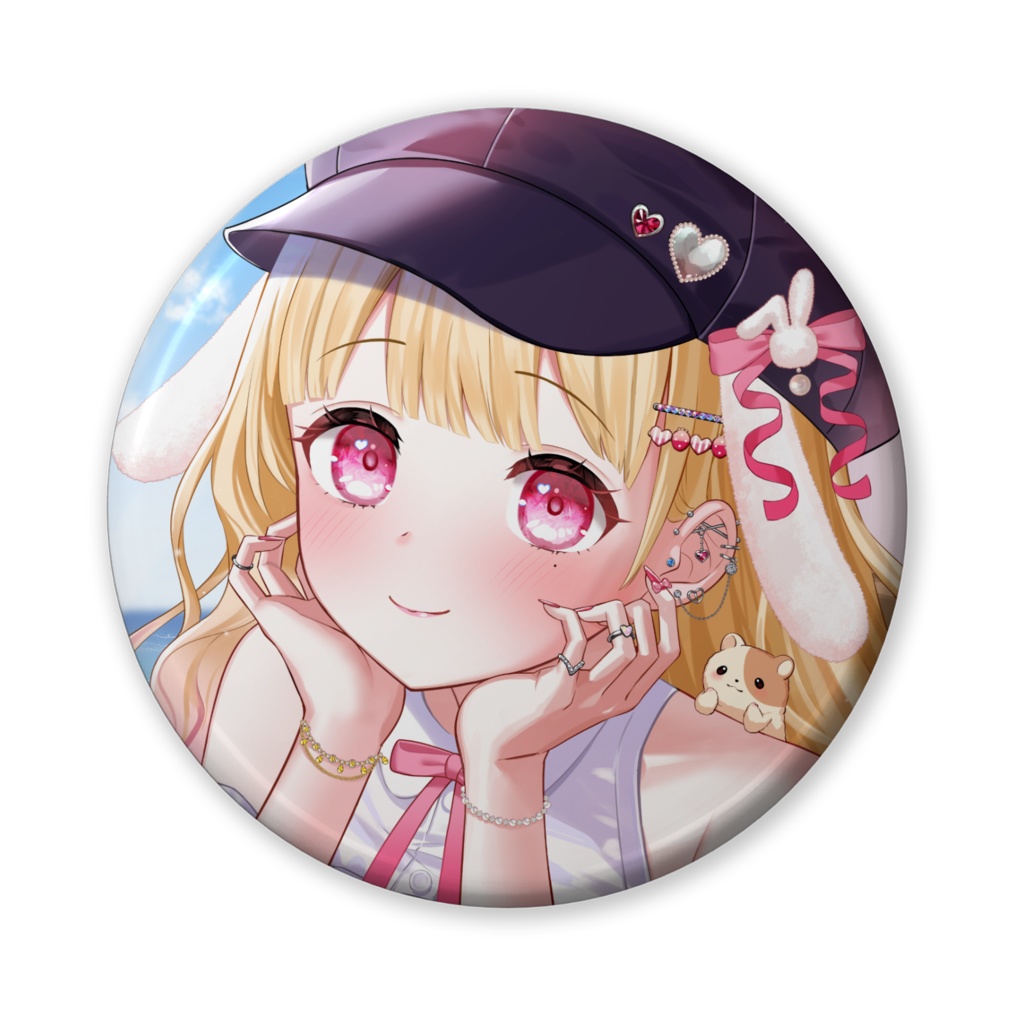 缶バ(オフの日ver）大♡
