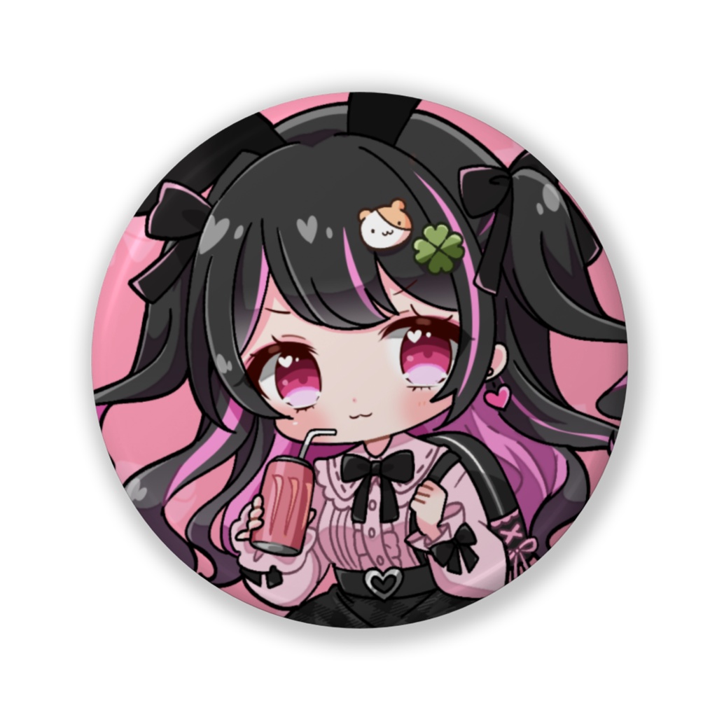 缶バ（地雷ピンクver）小♡