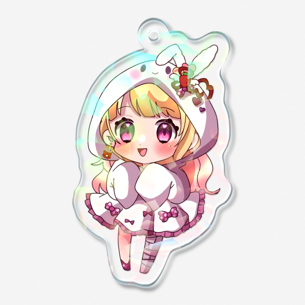 【新作】ハロウィン♡ホログラムおばけみるちゃんアクキー