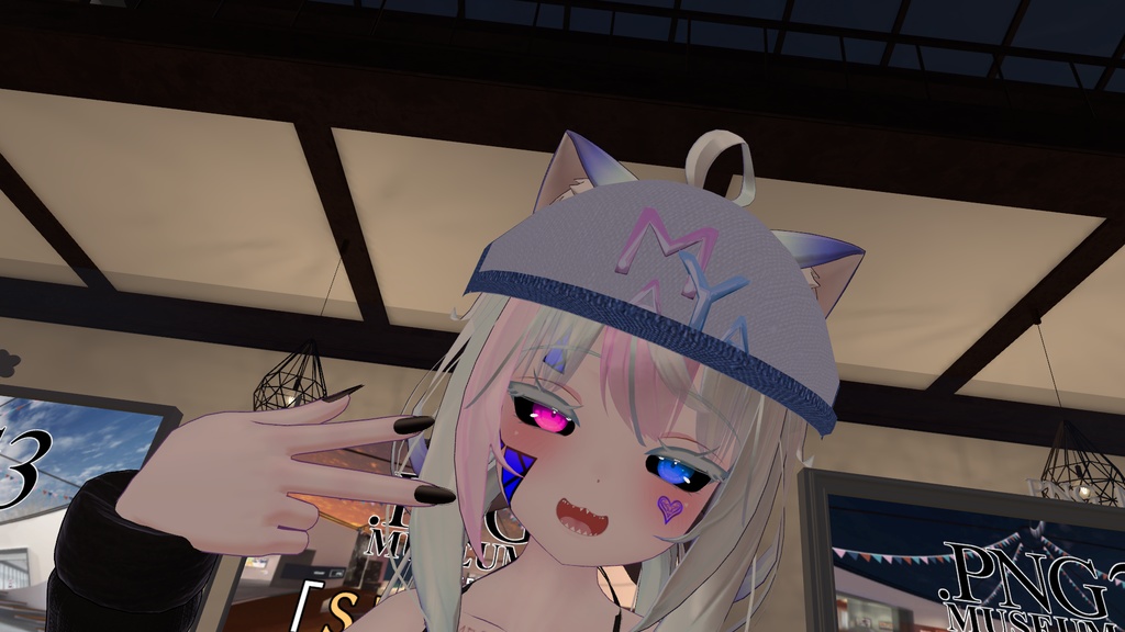 【舞夜ちゃん対応】ラッパー風キャップ