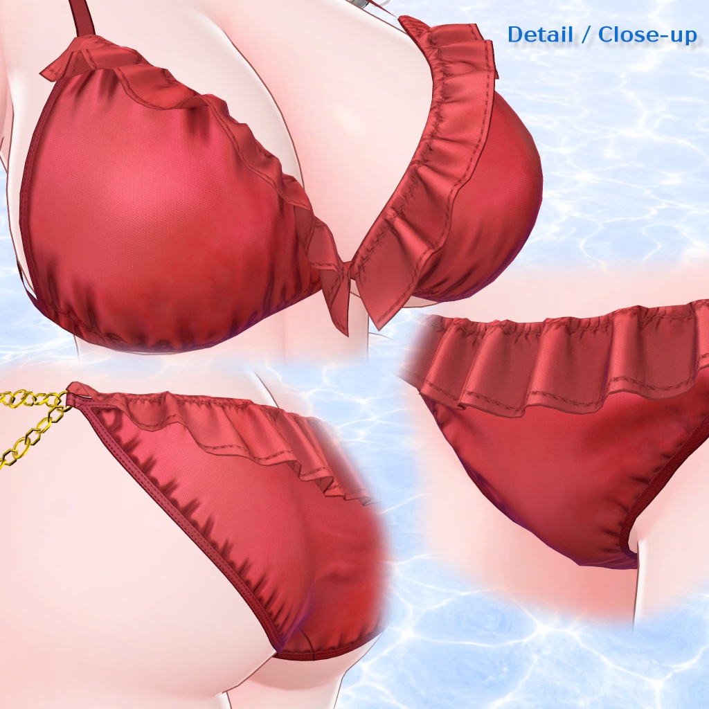 【ミルティナ対応】Mia Frill Bikini【MA対応】