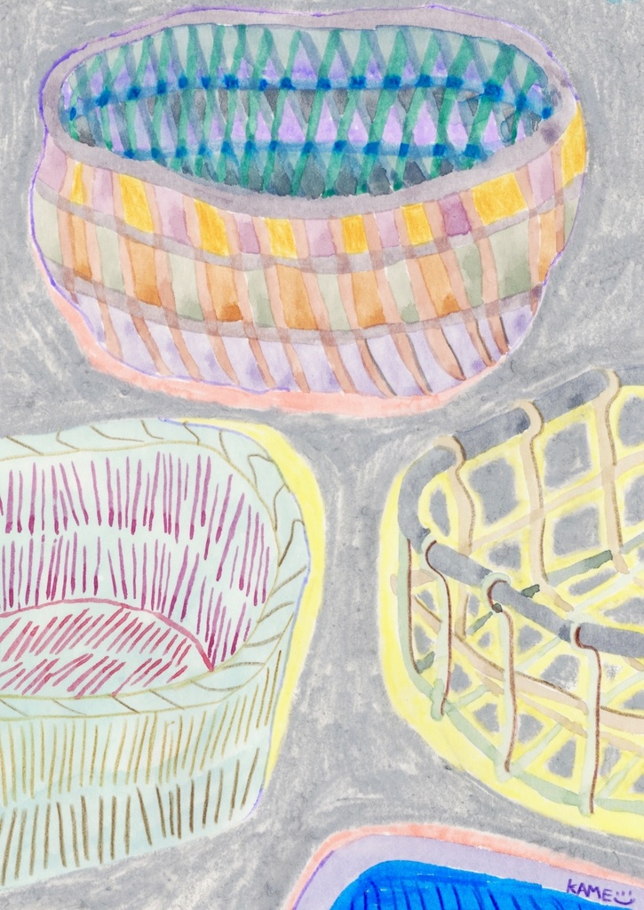 原画「baskets」
