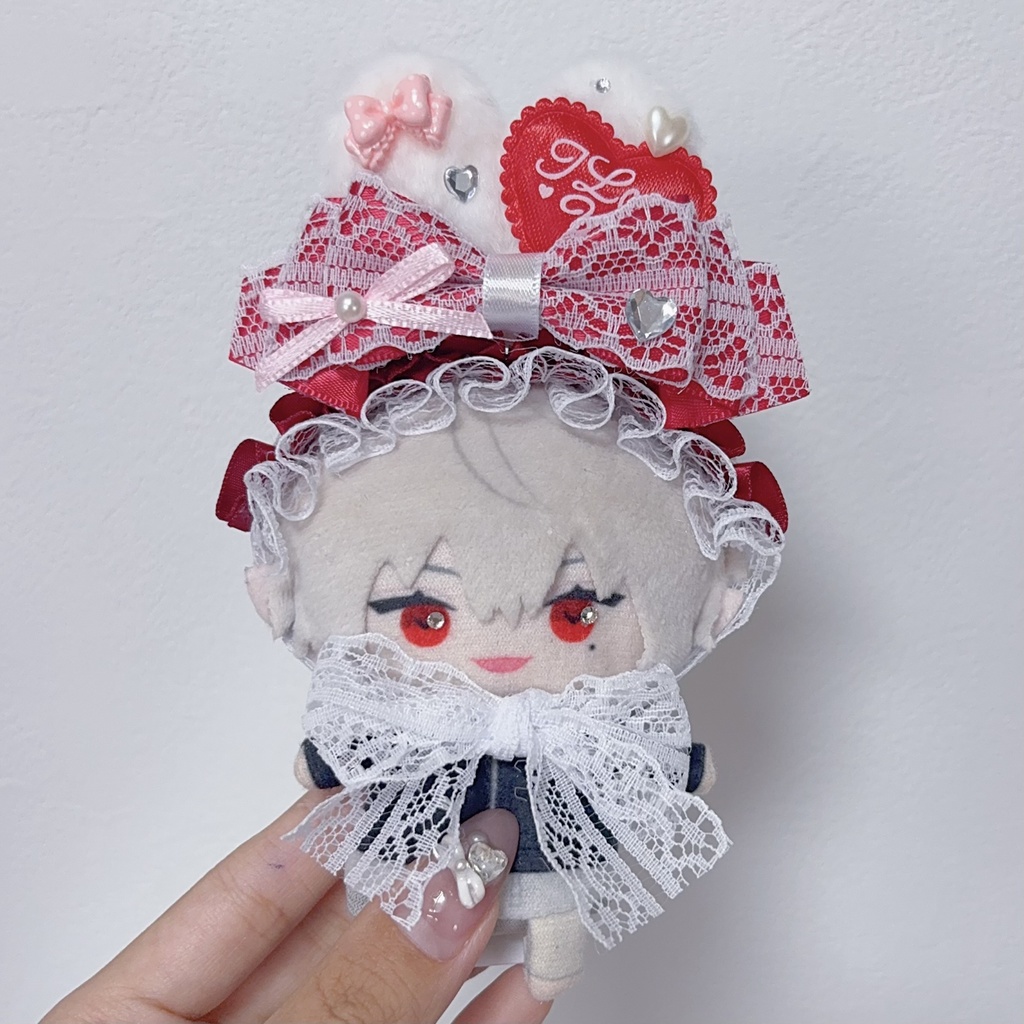 【4つの種類から選べます】にじぱぺ にじぱぺっと ヘッドドレス ぬい服 うさ耳 ちびぐるみ おまんじゅう 10cmぬい 12cmぬい