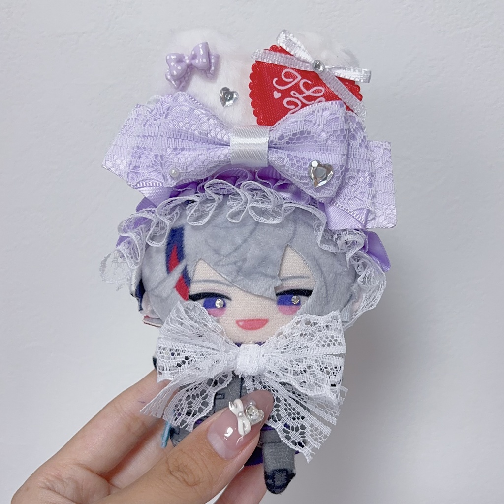 【4つの種類から選べます】にじぱぺ にじぱぺっと ヘッドドレス ぬい服 うさ耳 ちびぐるみ おまんじゅう 10cmぬい 12cmぬい