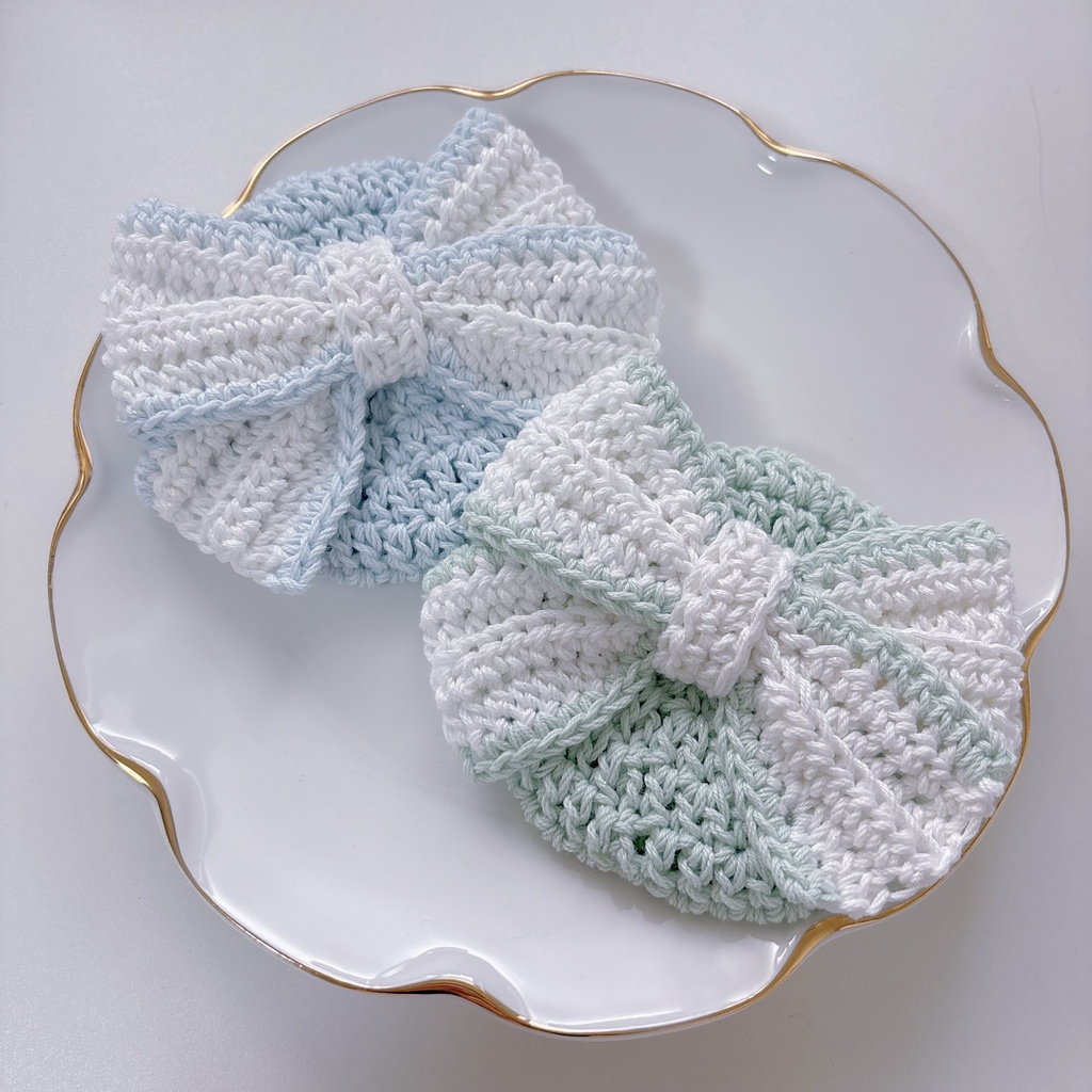 【リボンベレー帽】【8種類から選べます】にじぱぺっと ぬい帽子 ぬい服 ベレー帽 10cmぬい