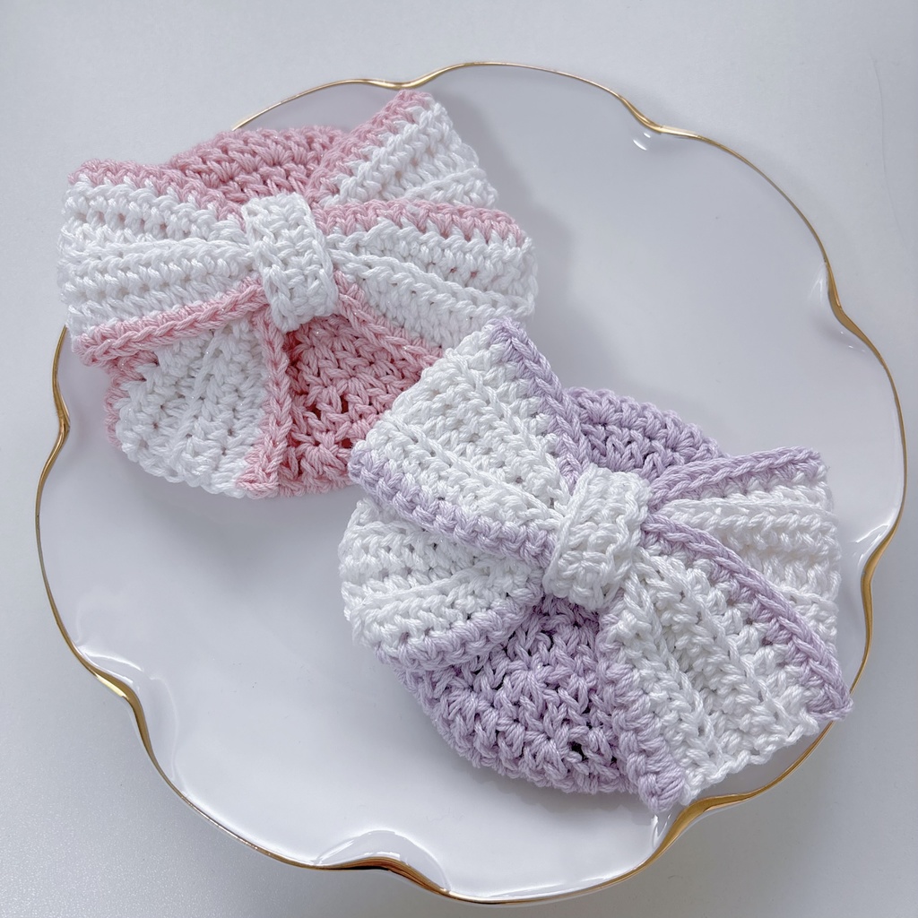 【リボンベレー帽】【8種類から選べます】にじぱぺっと ぬい帽子 ぬい服 ベレー帽 10cmぬい