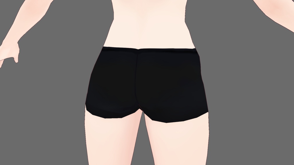 【VRoidβ版】Short leggings Texture for VRoid/VRoidのスパッツ(女性用)
