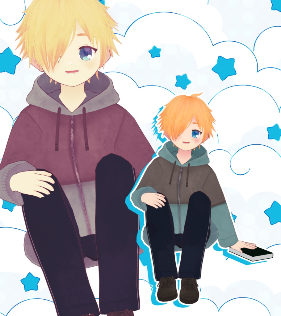 【VRoid β版】少年の服