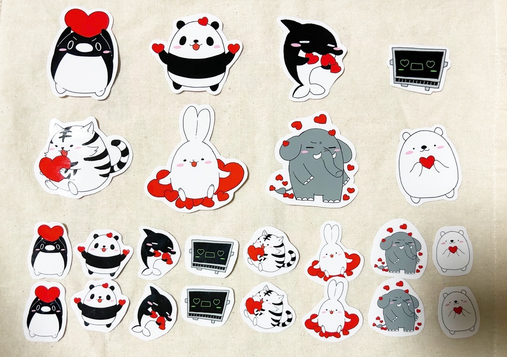 かわいいシール
