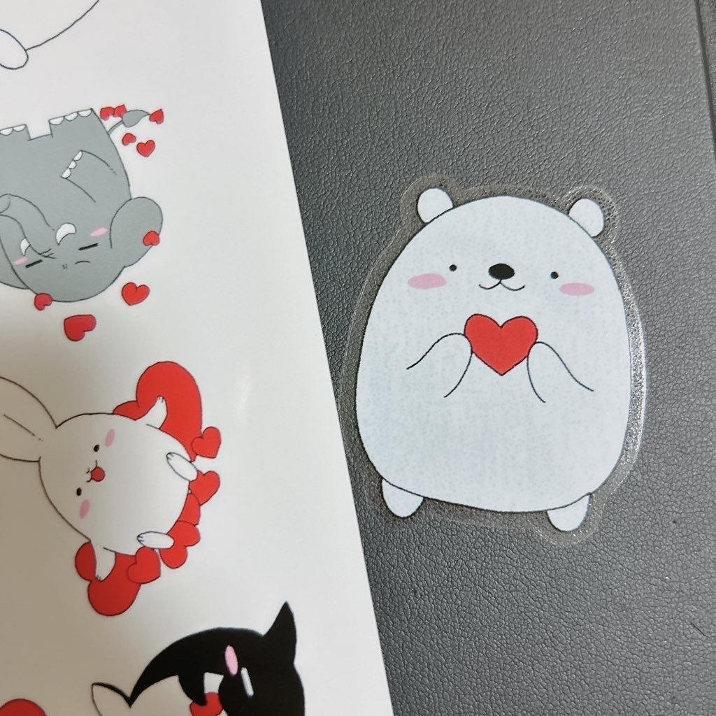 かわいいシール