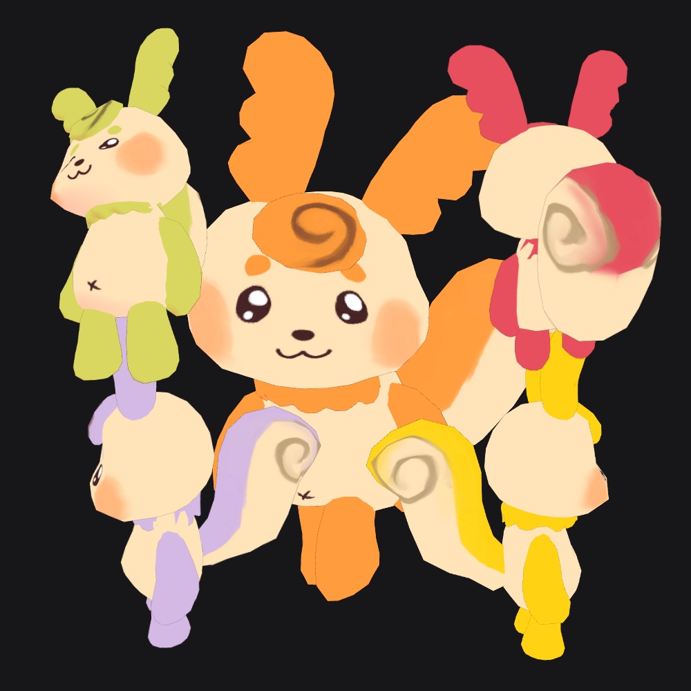 超高級オリジナル3Dモデル 量産型ペコッテ (Pecotte)