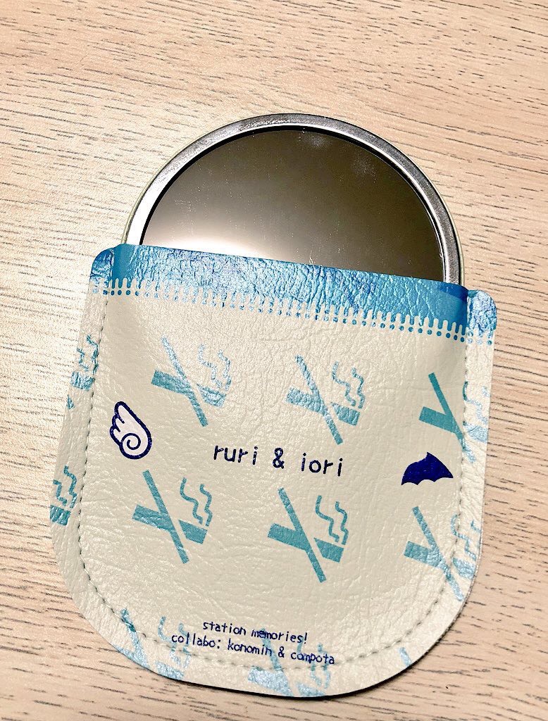 このみん&コンポタコラボ いおるり缶ミラー【ケース付き】