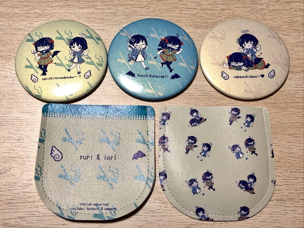 このみん&コンポタコラボ いおるり缶ミラー【ケース付き】