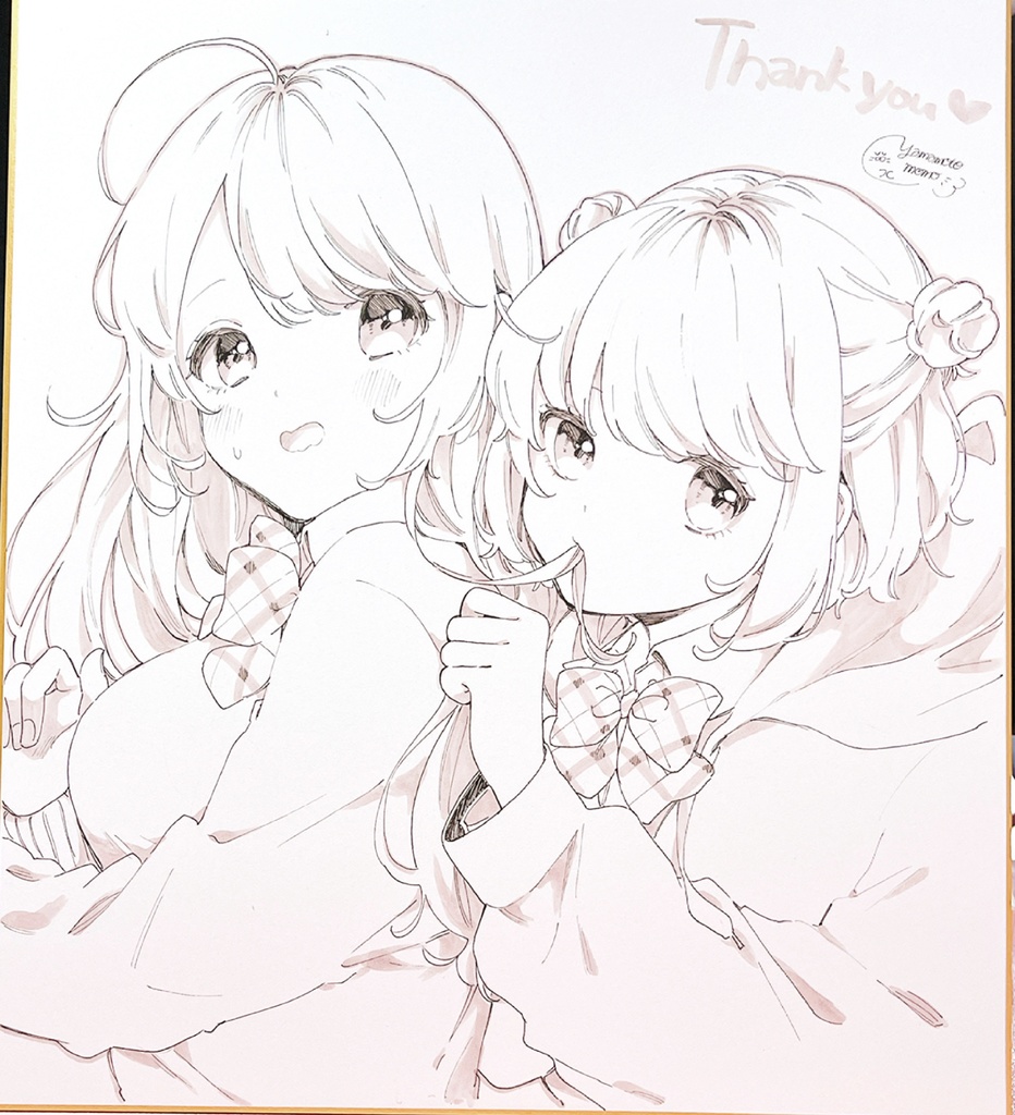 【大色紙原画】もぐもぐ