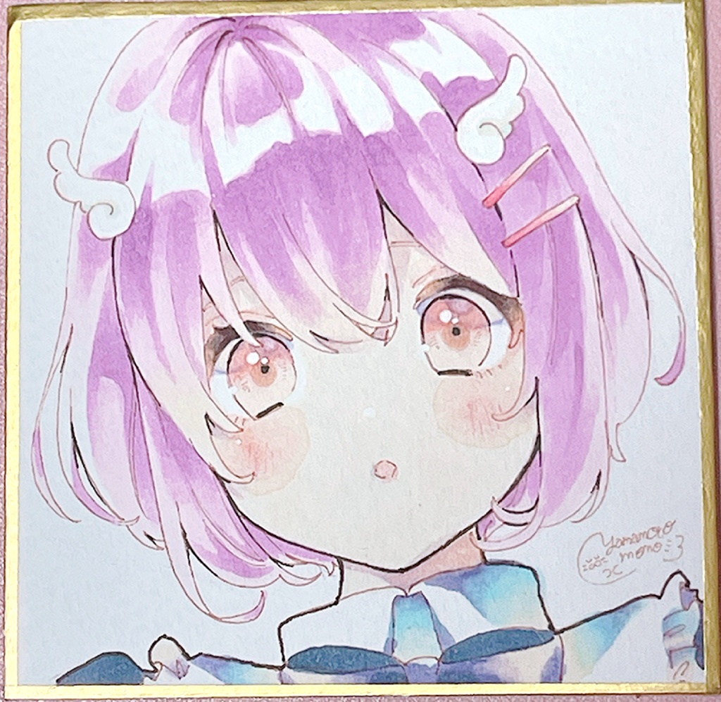 【豆色紙原画】てんしちゃん