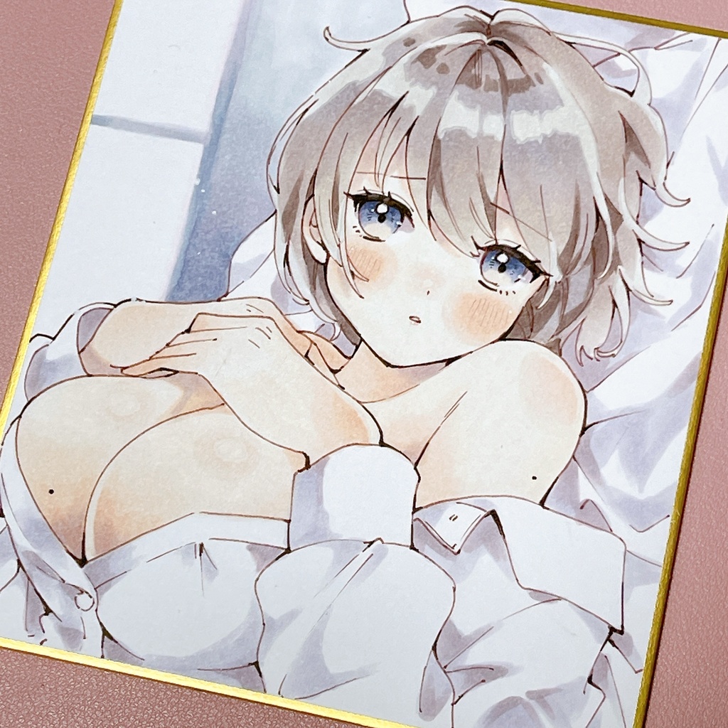 【ミニ色紙原画】はじめての夜明け