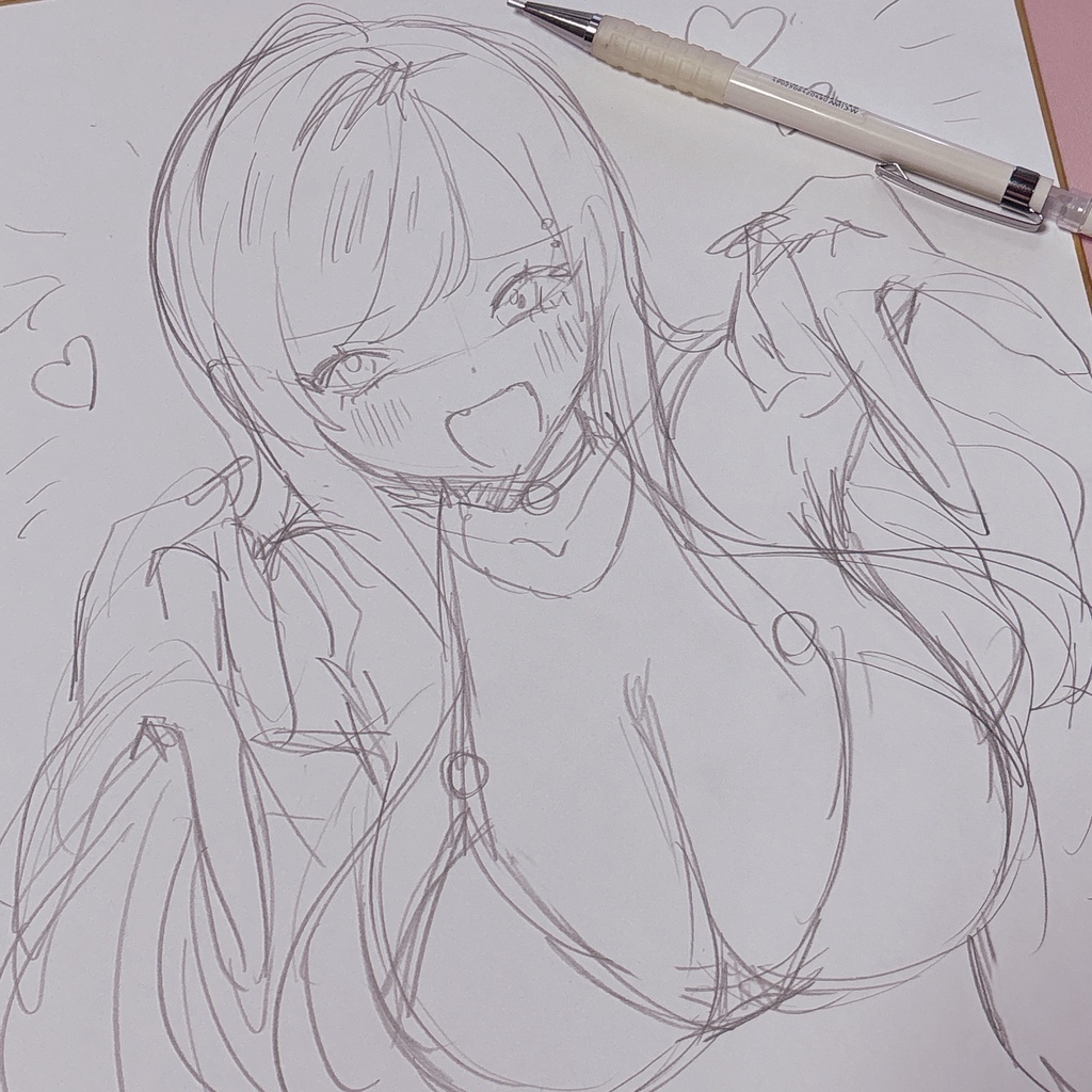 【大色紙原画】ギャルピースギャルちゃん