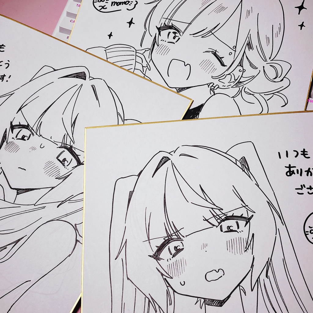 創作キャライラスト【大色紙原画】