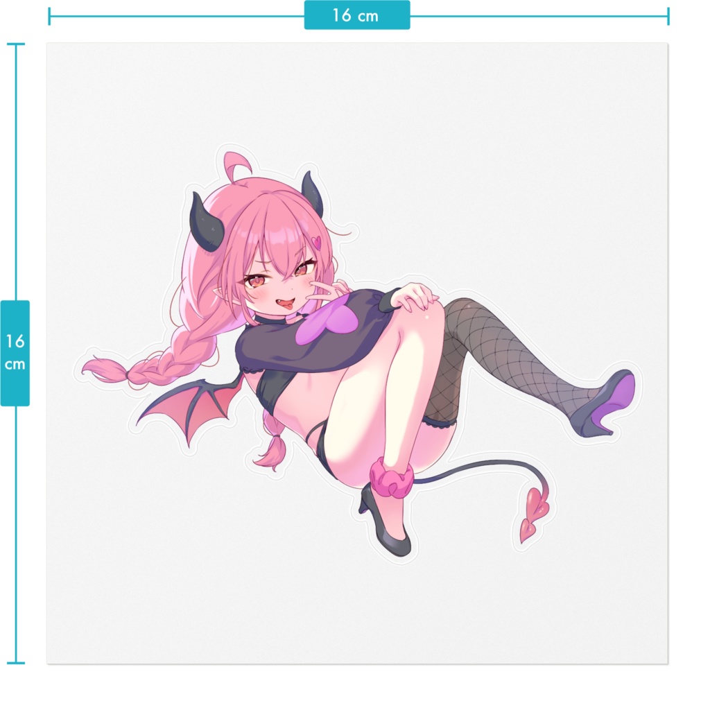 さっきゅんステッカー