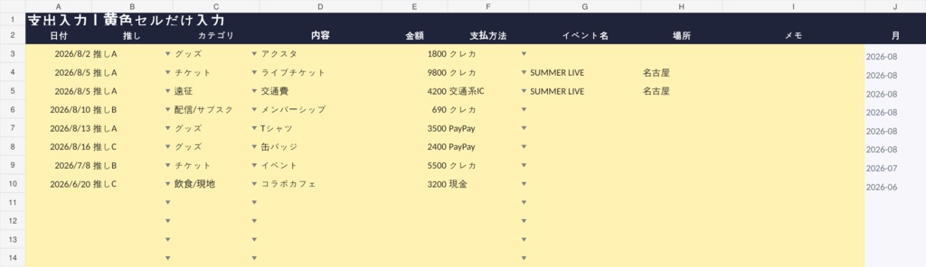 推し活管理Pro|グッズ・チケット・遠征費・予算をまとめて管理