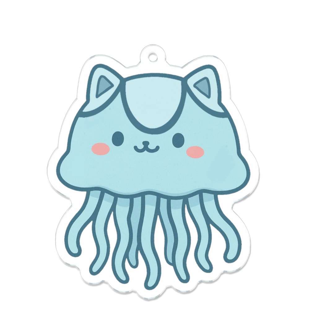 ネコクラゲ アクリルキーホルダー