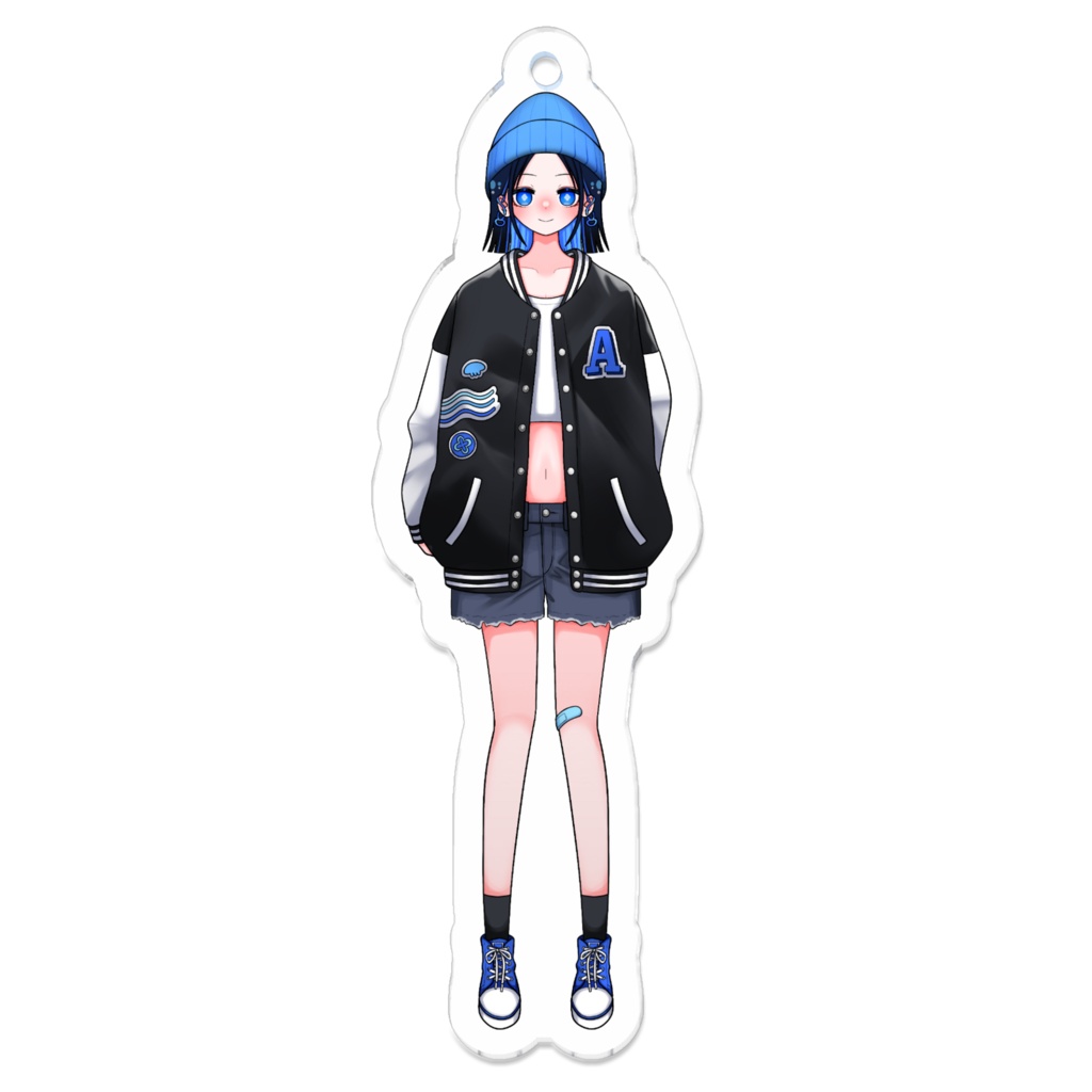 海月あおい ストリート アクリルキーホルダー