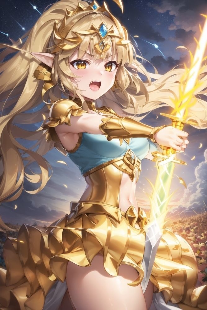 きゃんでぃタイム エルフ AIイラスト