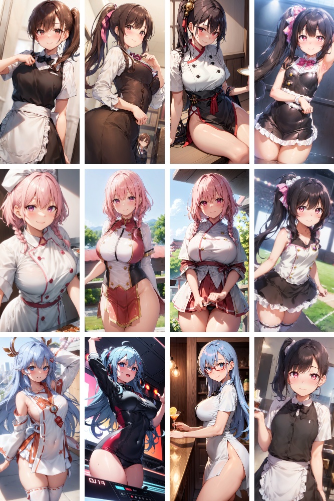 きゃんでぃタイム 制服 AIイラスト