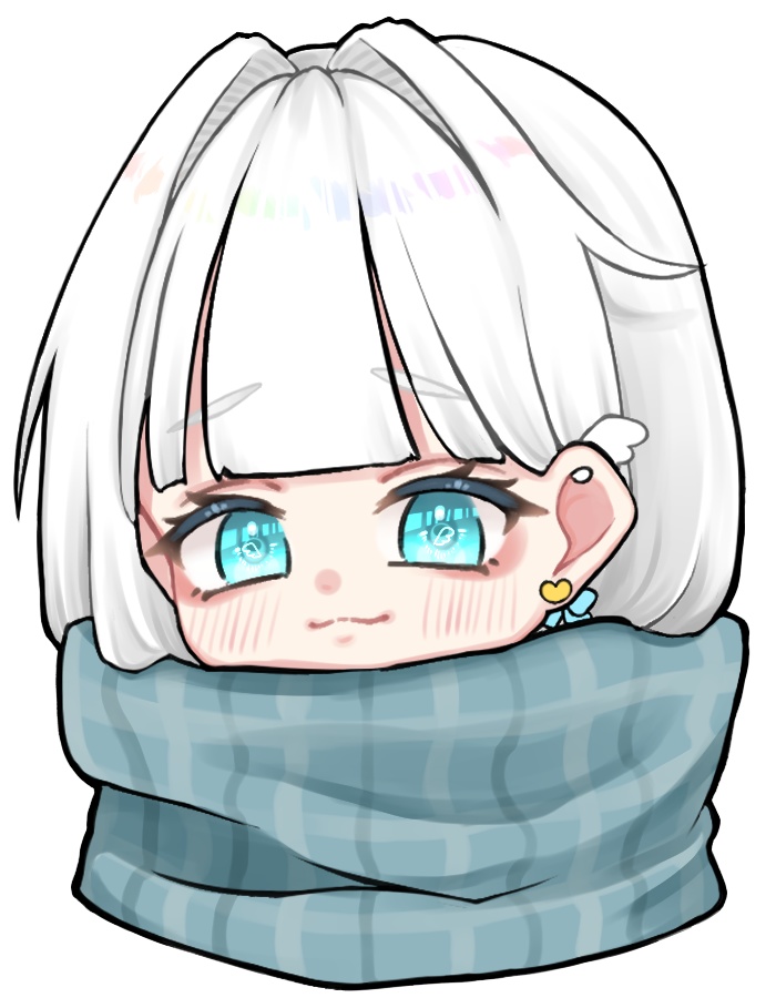 雪宮うゆ❄2025年生誕ステッカー:マフラー