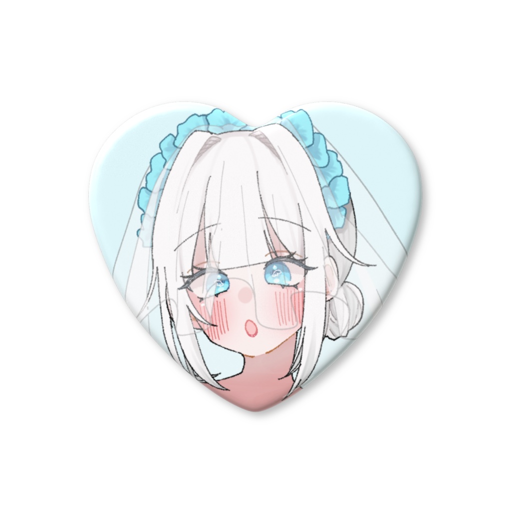 雪宮うゆ❄2025年生誕ドレス缶バッジ