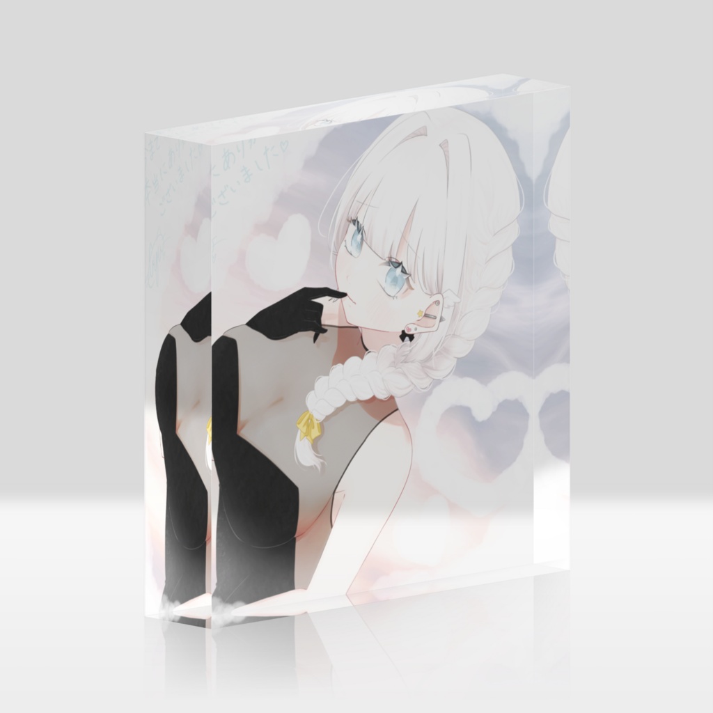 雪宮うゆ卒業グッズ アクリルブロック