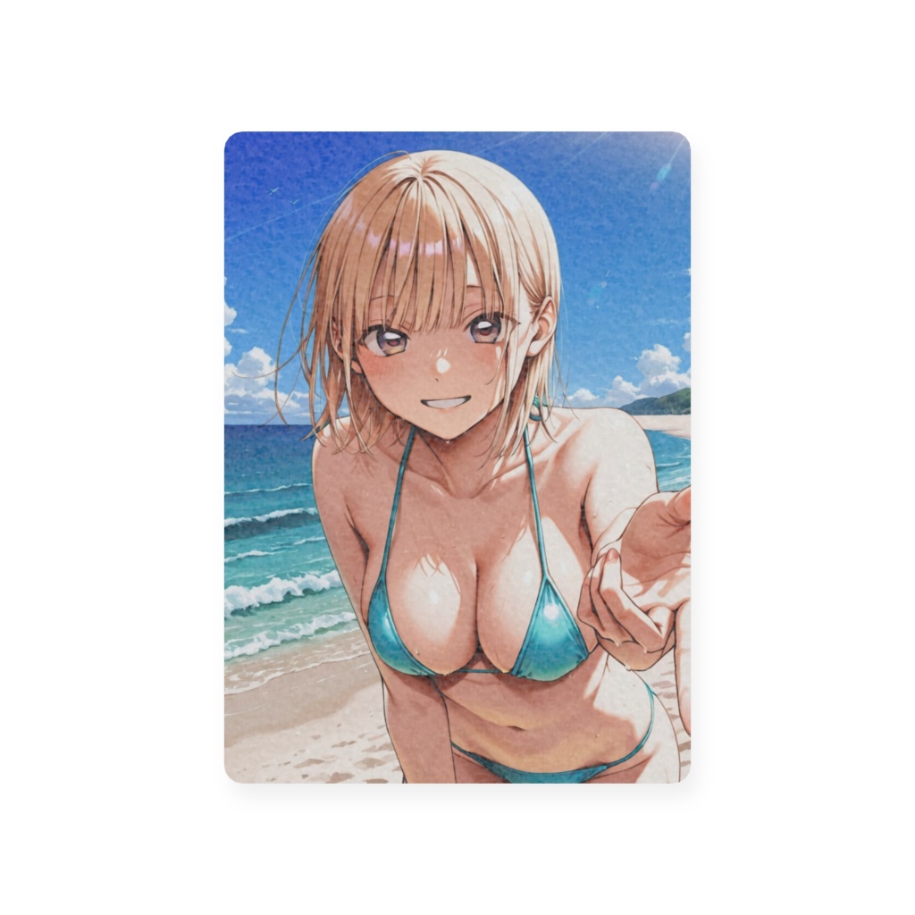 合格祈念『千夏』プラスチック製トレーディングカード