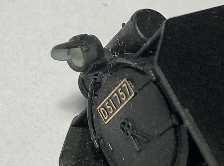 KATO 現行D51用 ヒサシ付前照灯LP402タイプ3つセット