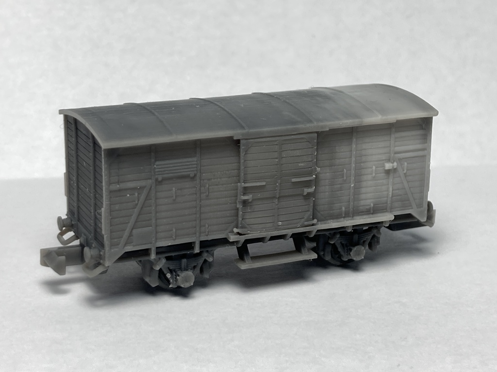 1/144 ドイツ 15t有蓋車 A2(G10)タイプ 2輌セット