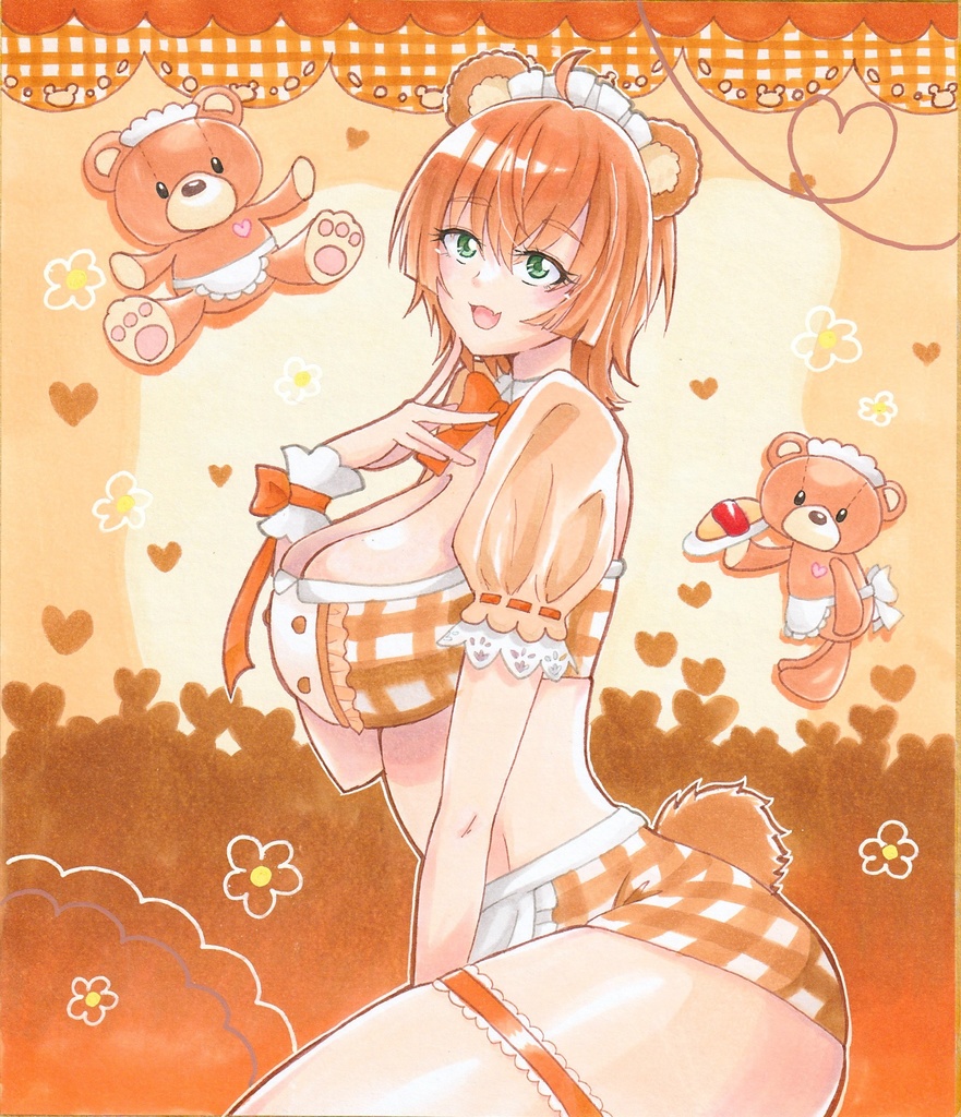 オリジナル くまくま 中色紙