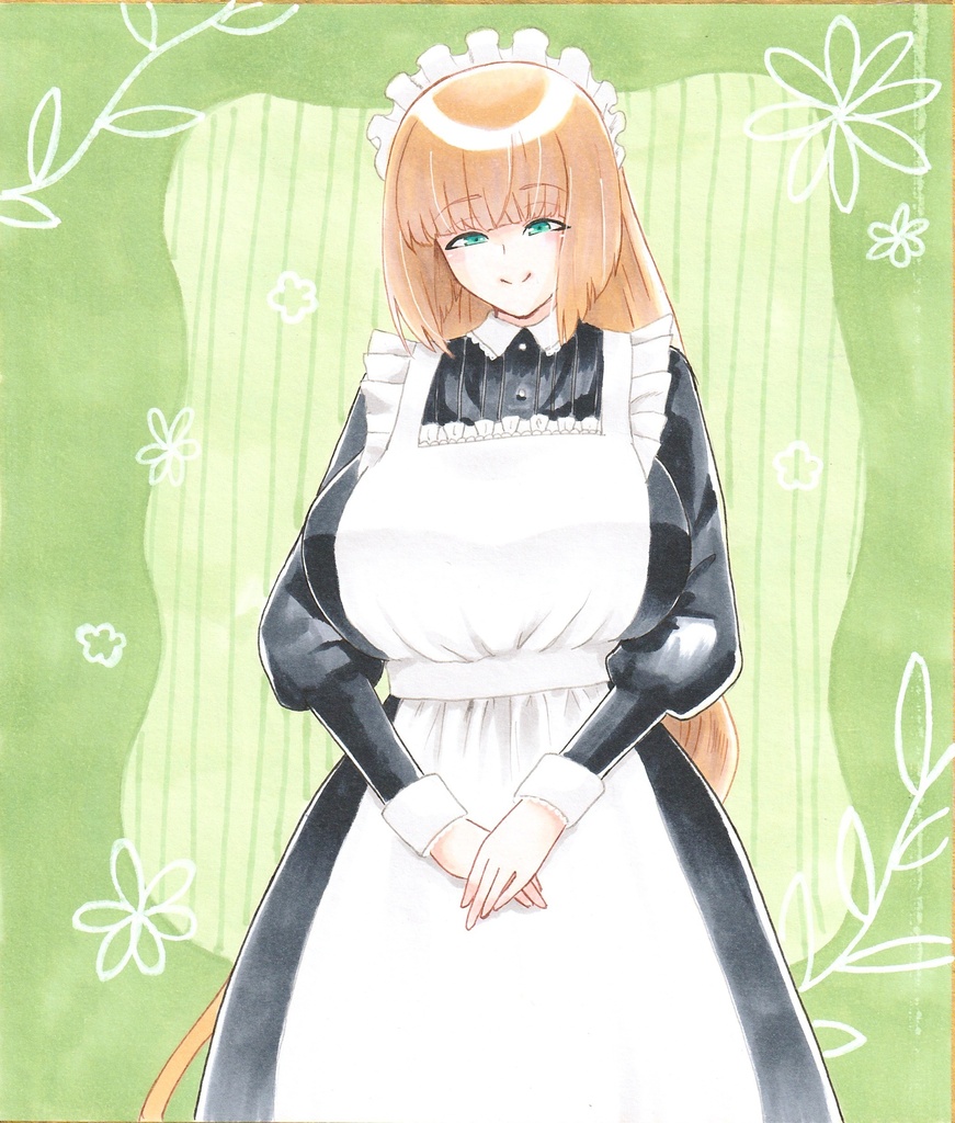 微難 ボンバーガール セピア 中色紙