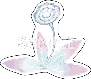 エルピスの花&メーティオン ホログラムステッカー