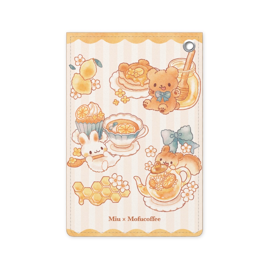 パスケース　Miu×Mofucoffeeコラボグッズ