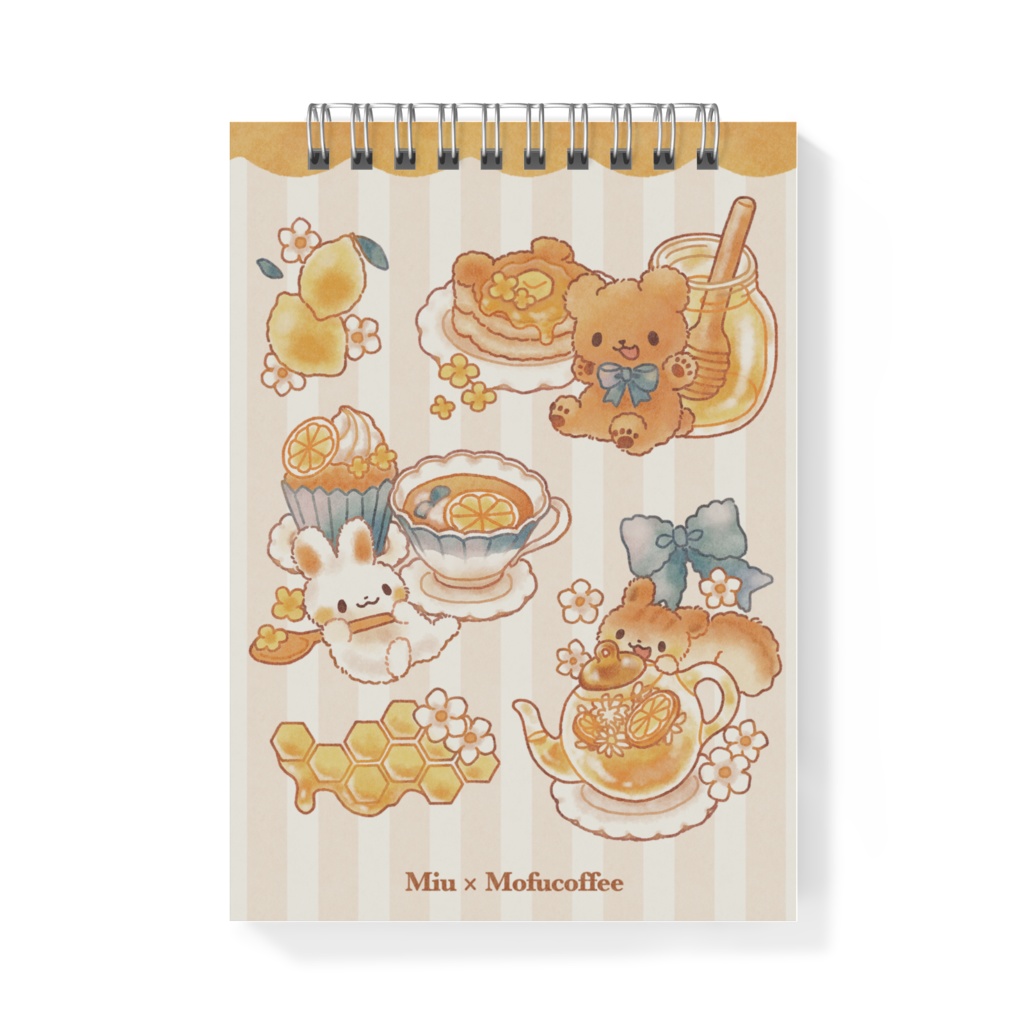メモ帳　Miu×Mofucoffeeコラボグッズ