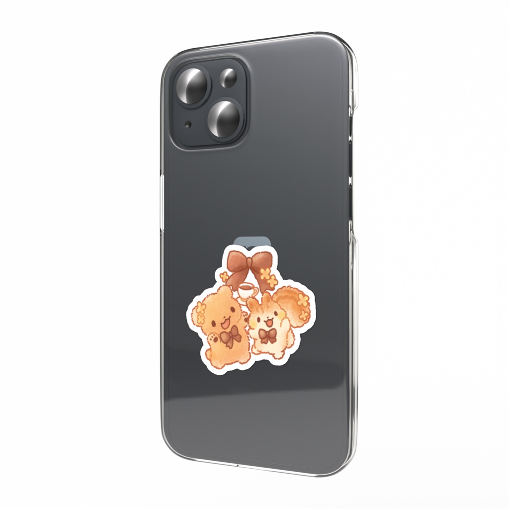 スマホステッカーMiu×Mofucoffeeコラボグッズ