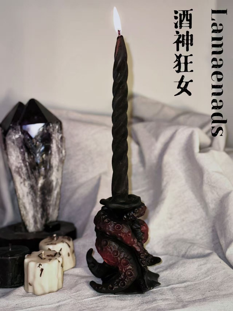 【彼の名を口にしてはならない】クトゥルフ陶器キャンドルホルダー