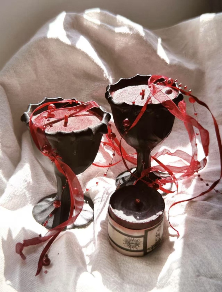 【狂女の酒】陶器カップキャンドル